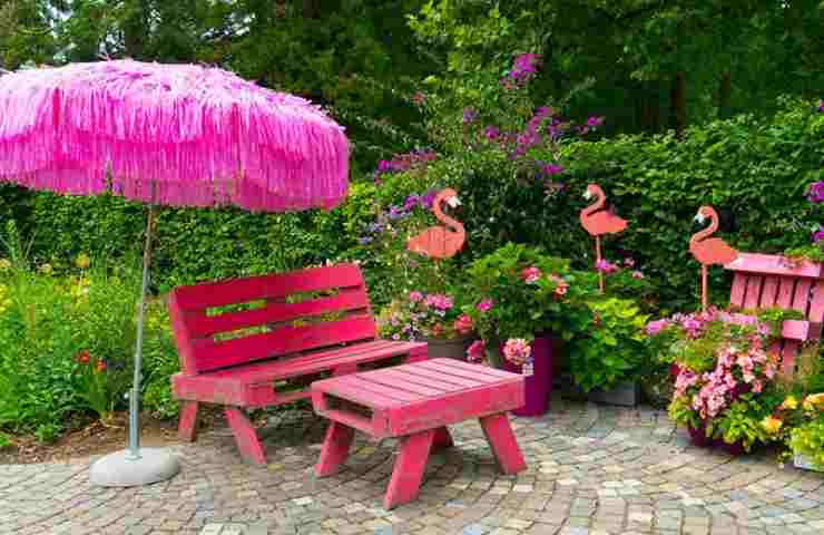 Arredo giardino con riciclo creativo (Foto dal web - Pinterest)