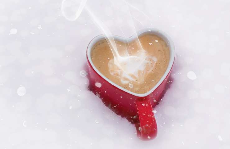 Caffè tra la neve 