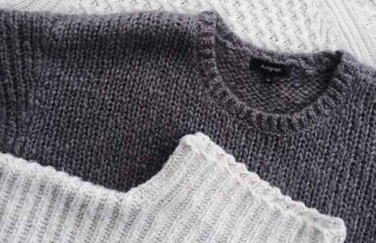 maglione grigio