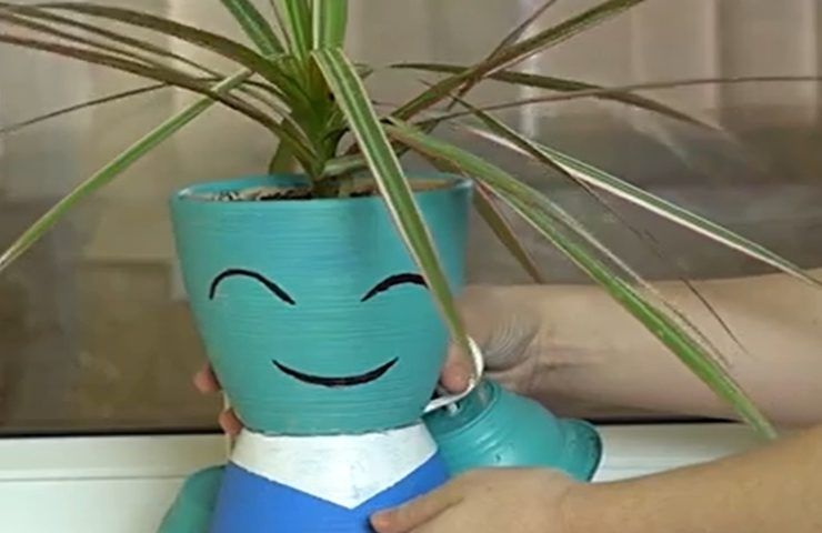 vaso a forma di bambino