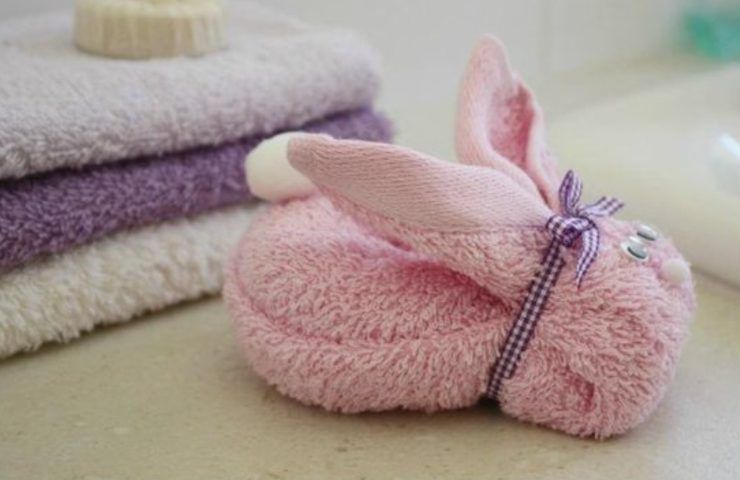 Coniglietto asciugamano bago