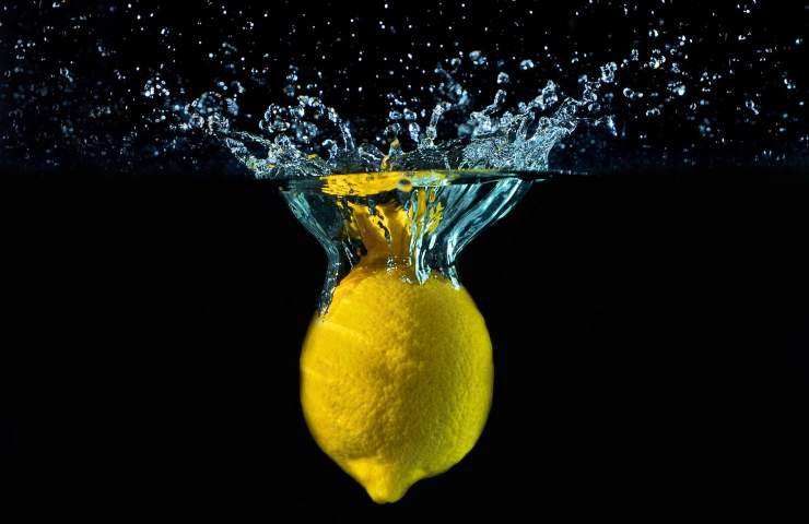 Limone in acqua conservazione