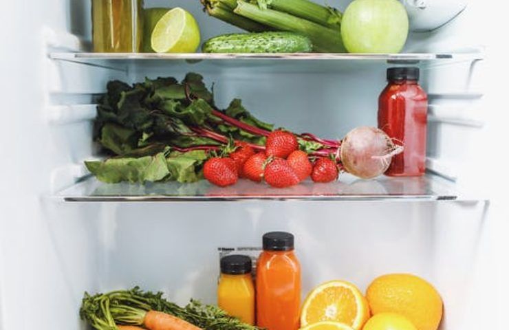 frigorifero verdure pulizia