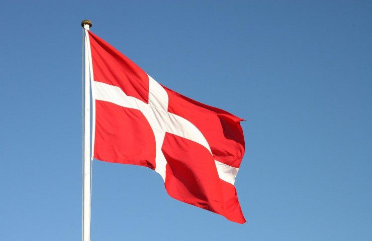 Danimarca etichetta bandiera
