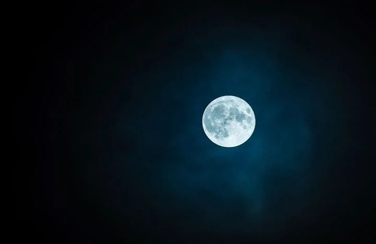 luna pieno cielo evento