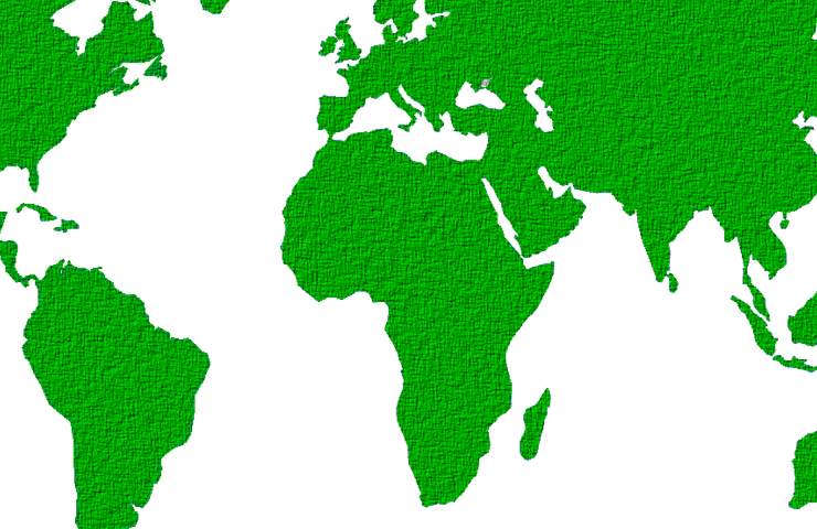 Paesi ecologici cartina 