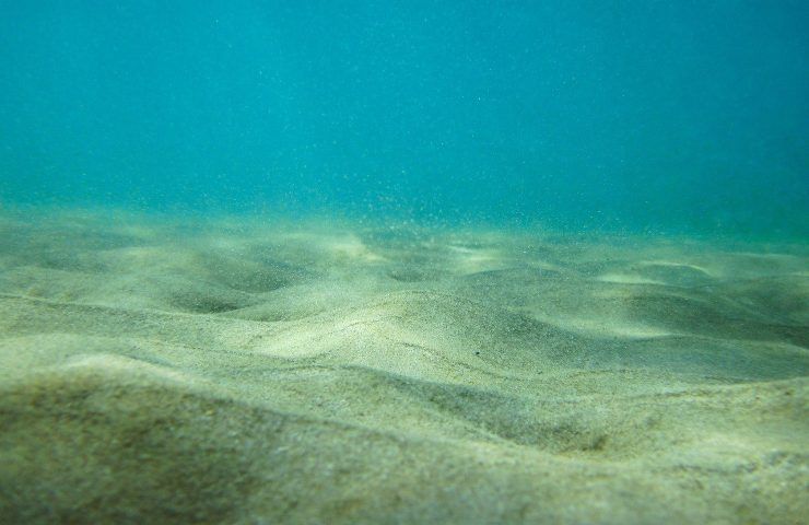 Oceano buchi fondale 