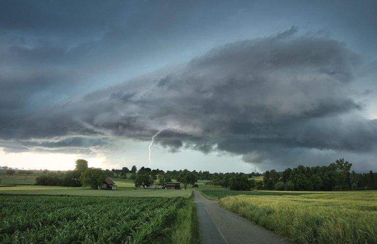 Orto temporale campagna