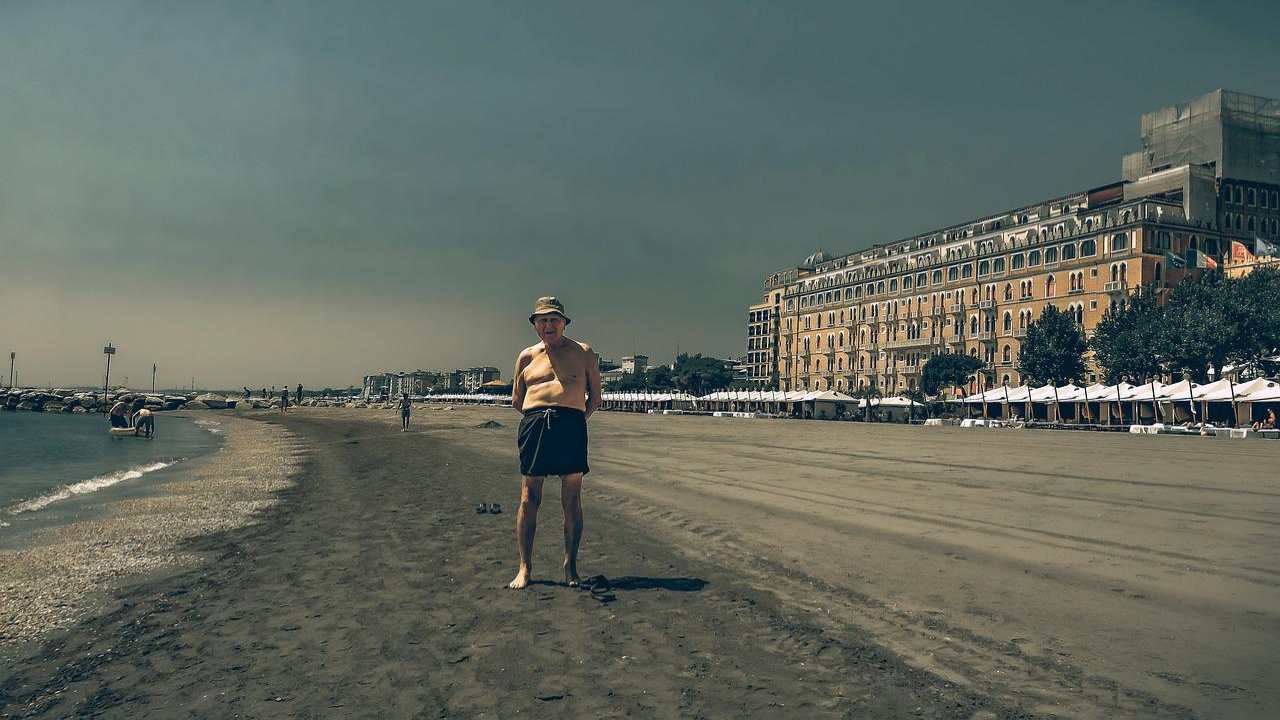 Lido Venezia bagnante