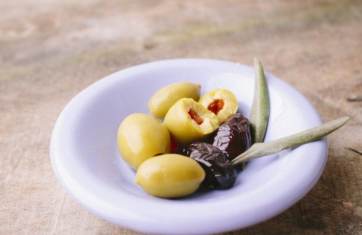 Piantina olive piattino
