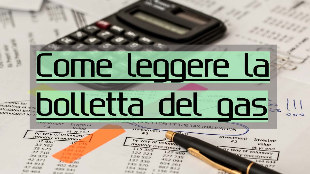 leggere bolletta gas