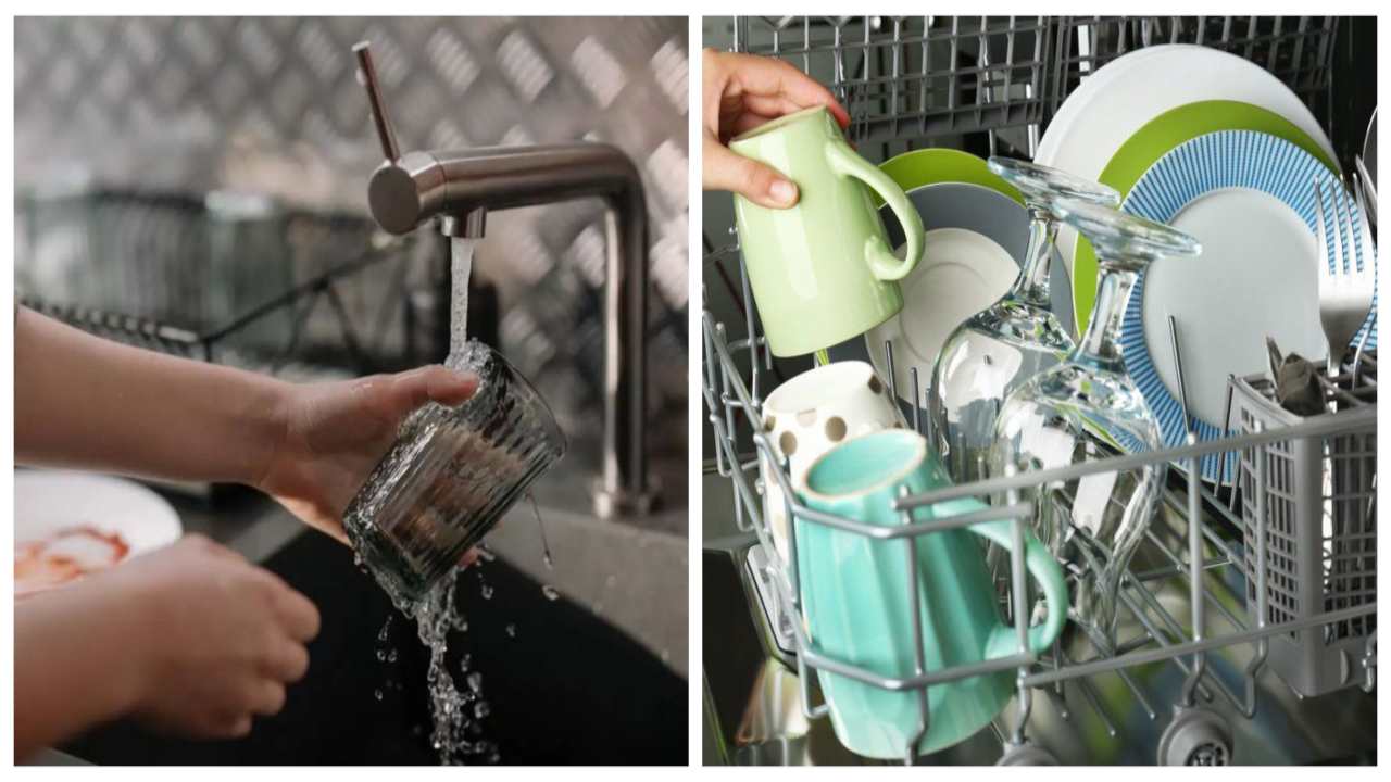 Ridurre il consumo di acqua lavando i piatti