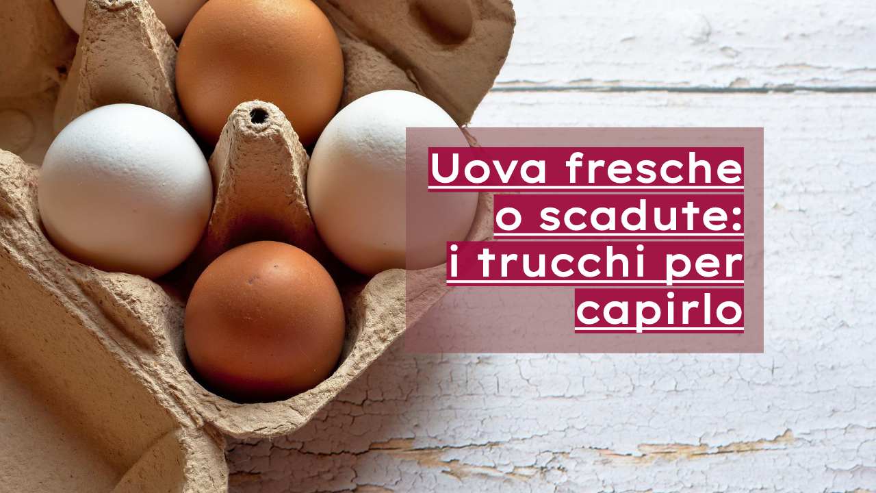 riconoscere uova fresche