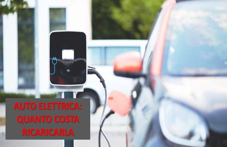 Auto elettrica costi ricarica 