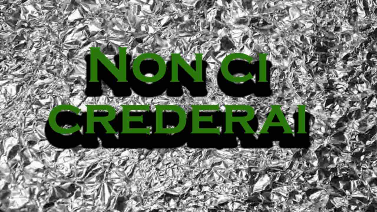 pulire forno carta argentata