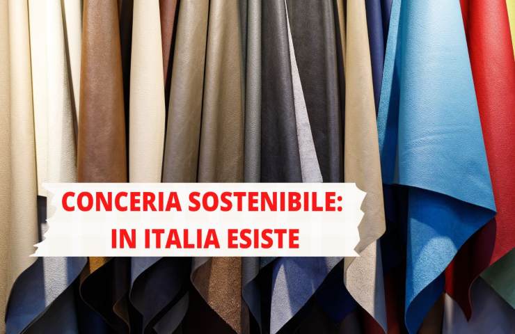 Conceria sostenibile Italia dettagli 