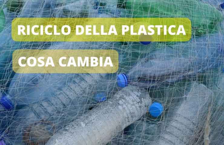 plastica riciclata metodo
