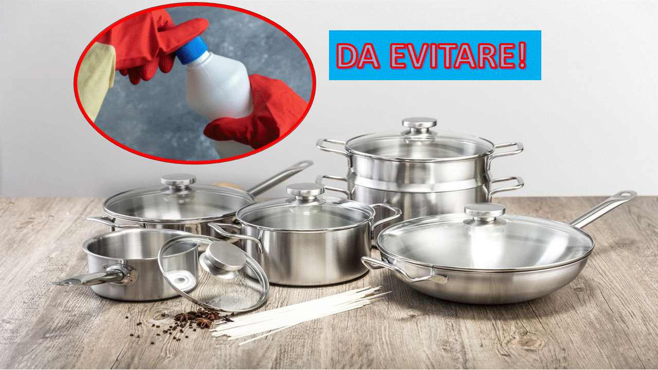 Pulire Pentole candeggina evitare
