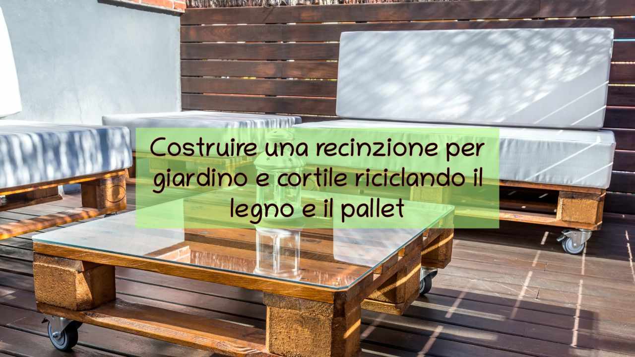 recinzione giardino