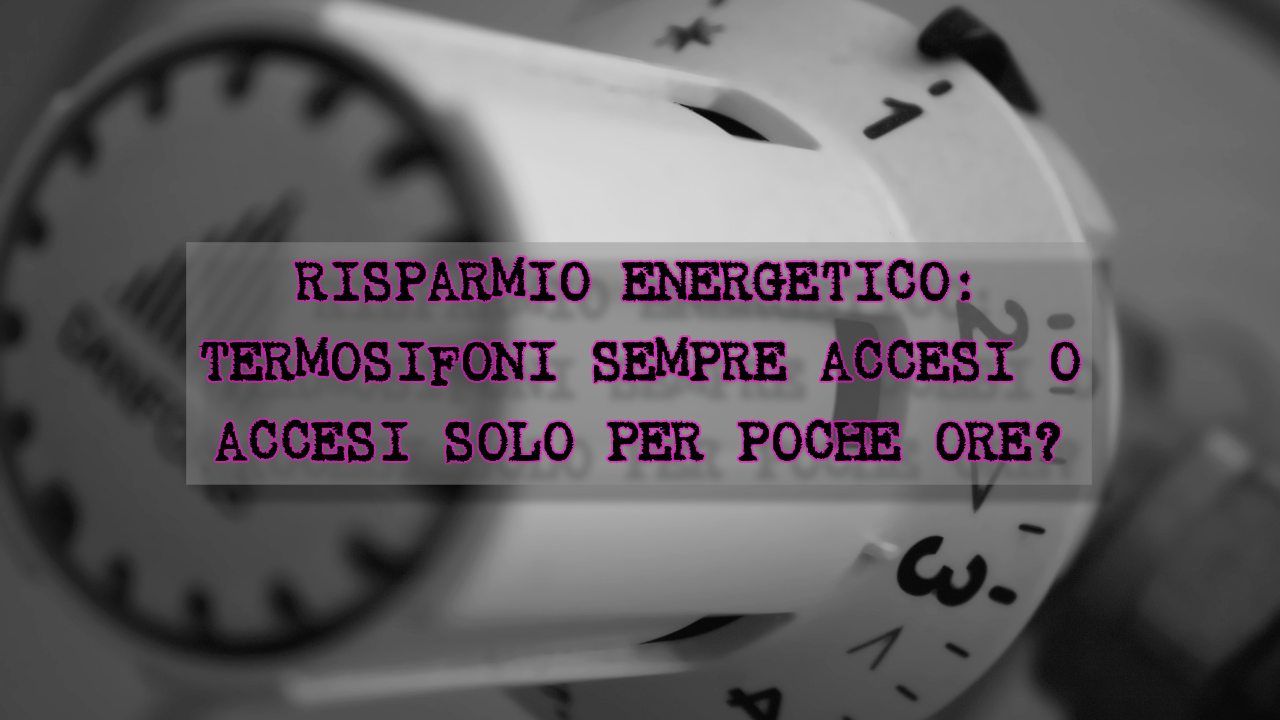 termosifoni risparmio