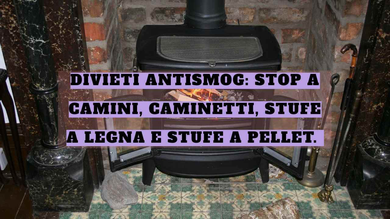 vietati camini stufe legna