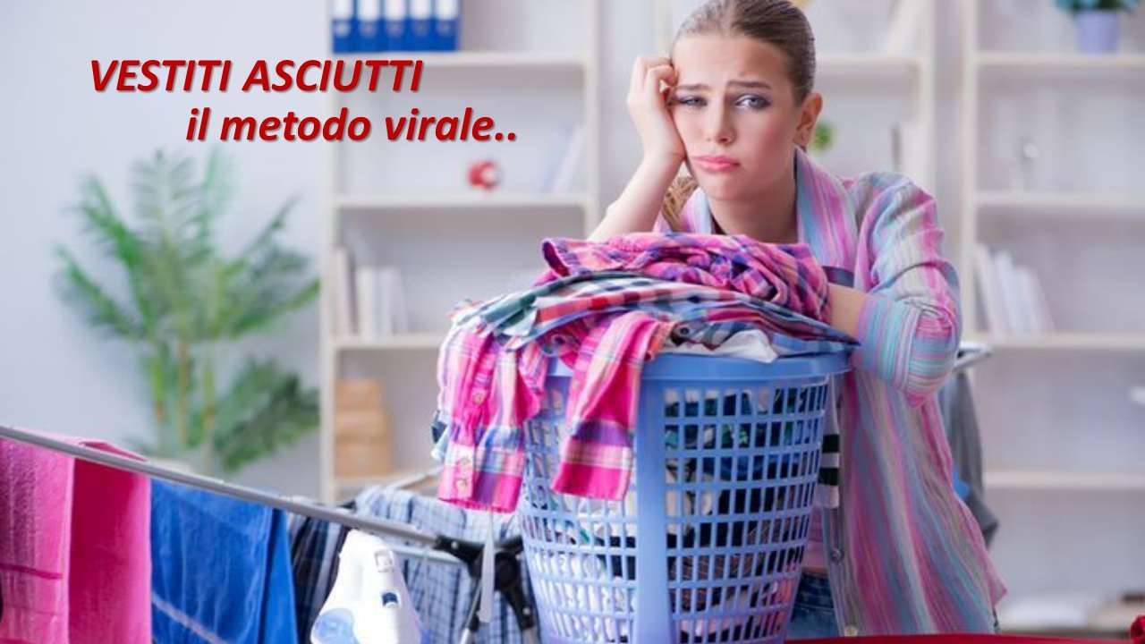 Vestiti asciutti inverno metodo virale