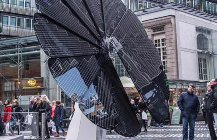 smartflower fotovoltaico gira girasole