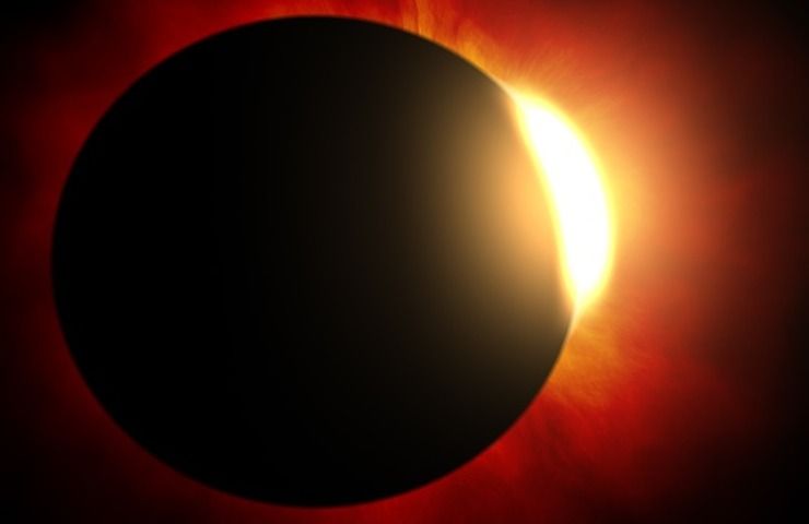 eclissi solare parziale spettacolo