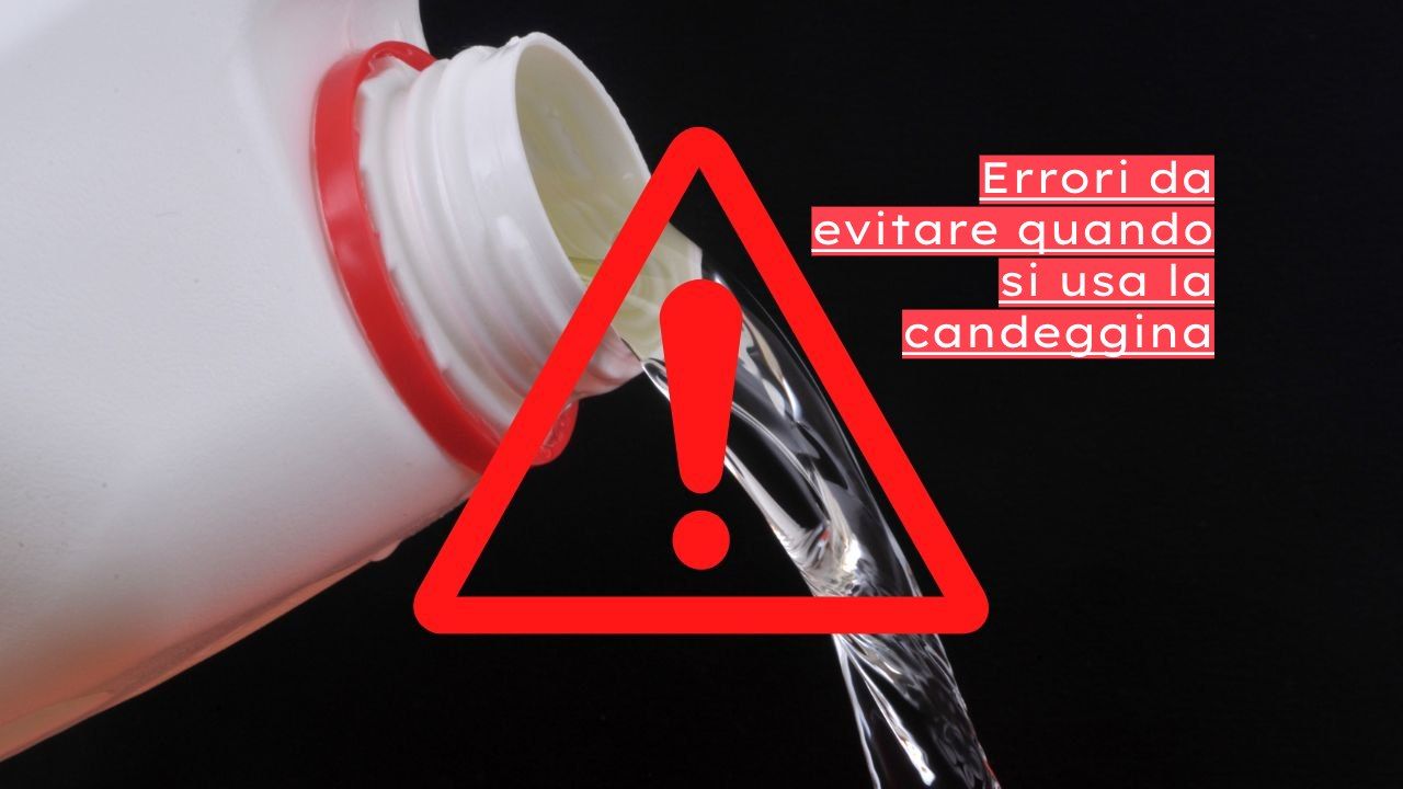 candeggina pericolo danni