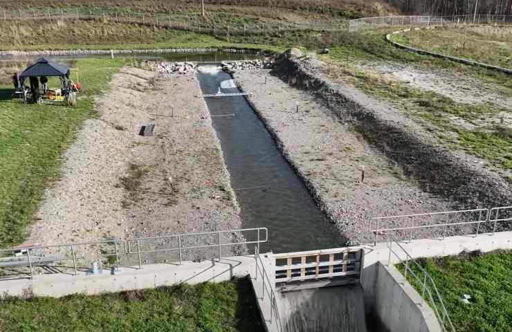 progetto canadese fiume artificiale