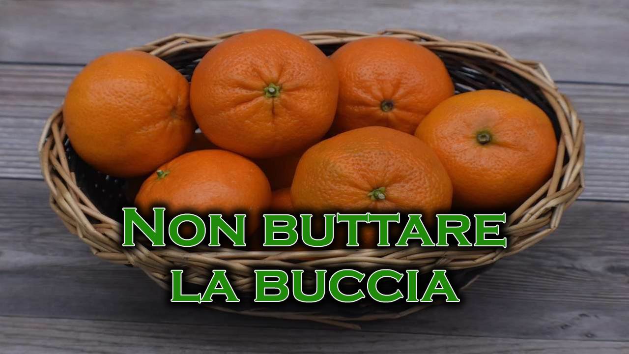 come riusare le bucce dei mandarini