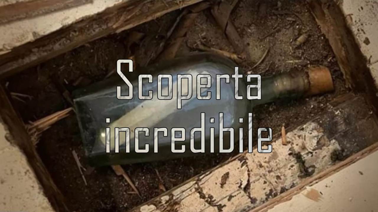 messaggio in bottiglia di whisky