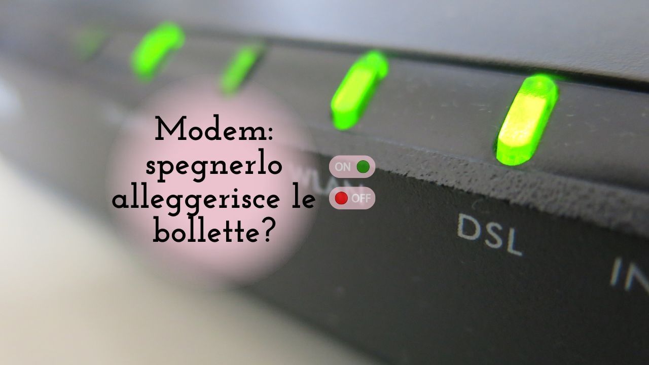 spegnere modem bolletta