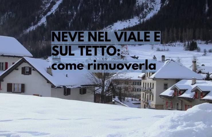 neve viale rimozione