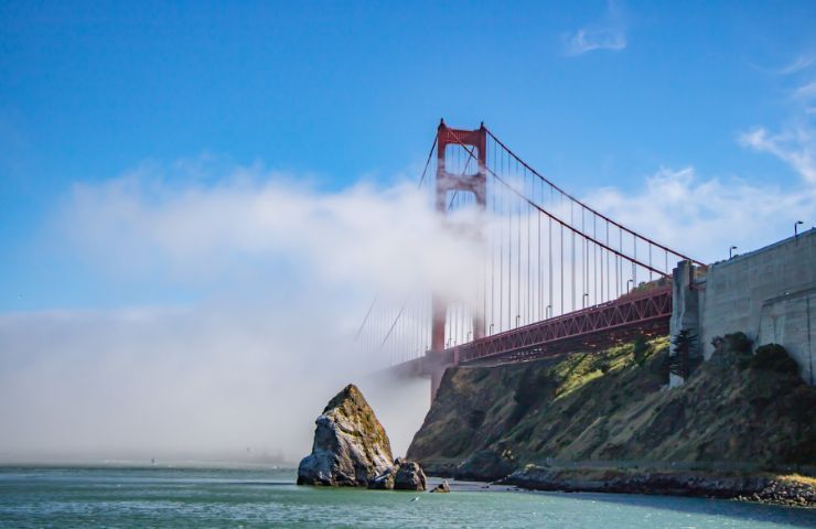 nebbia ponte Golden Gate 