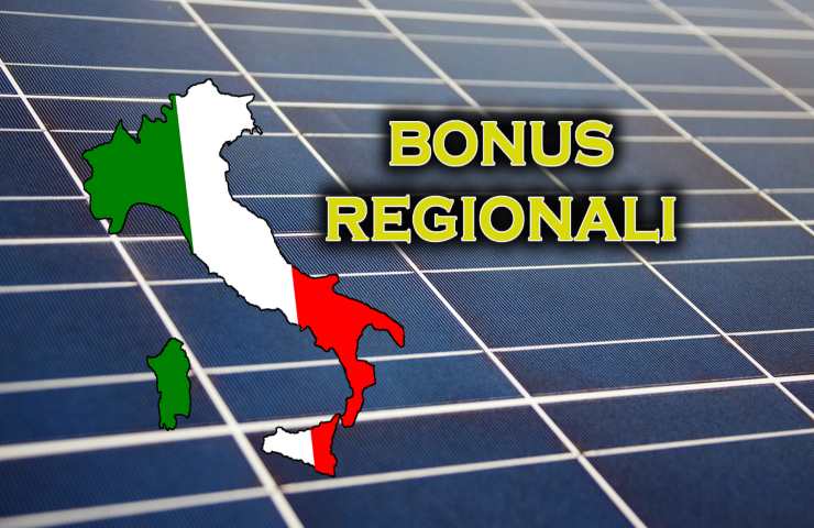 bonus regionali pannelli solari