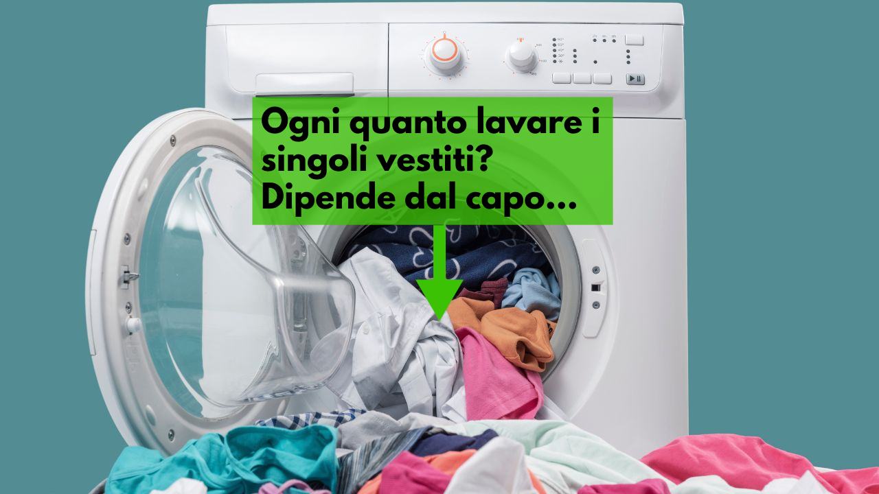vestiti lavati lavatrice