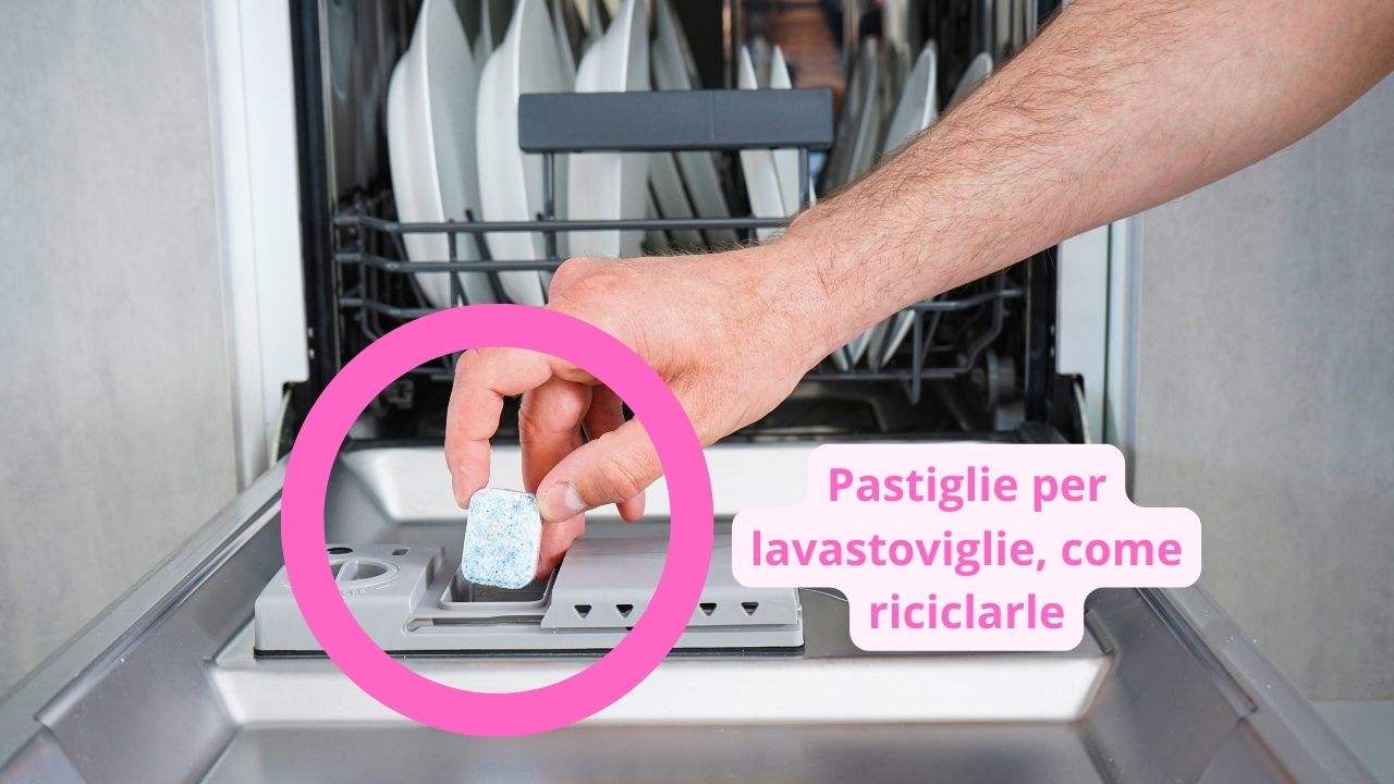 riciclare pastiglie lavastoviglie