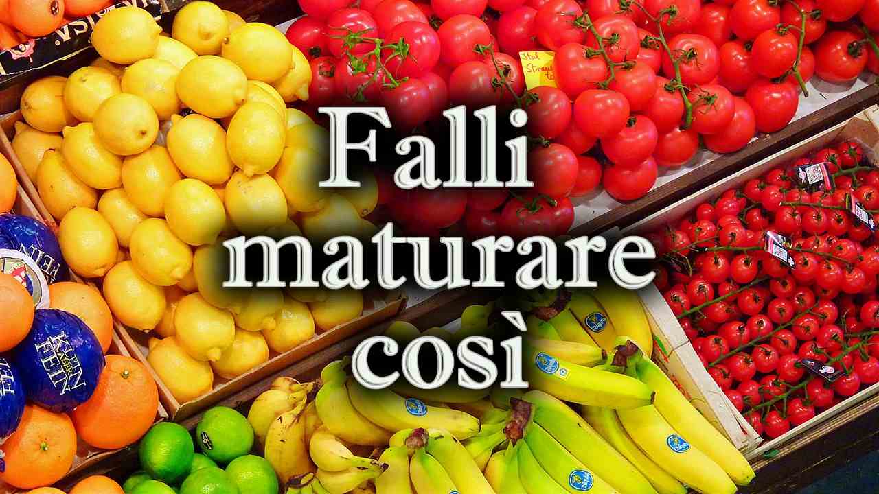 avere frutta e verdura matura