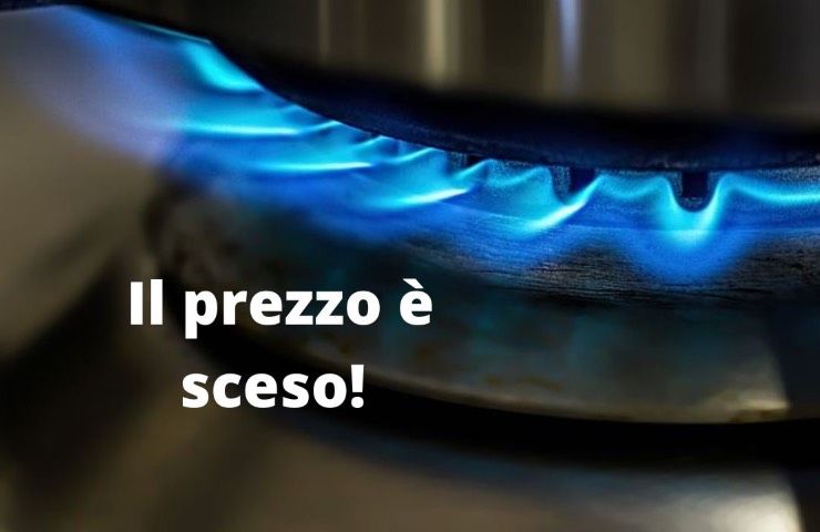 gas prezzo sceso