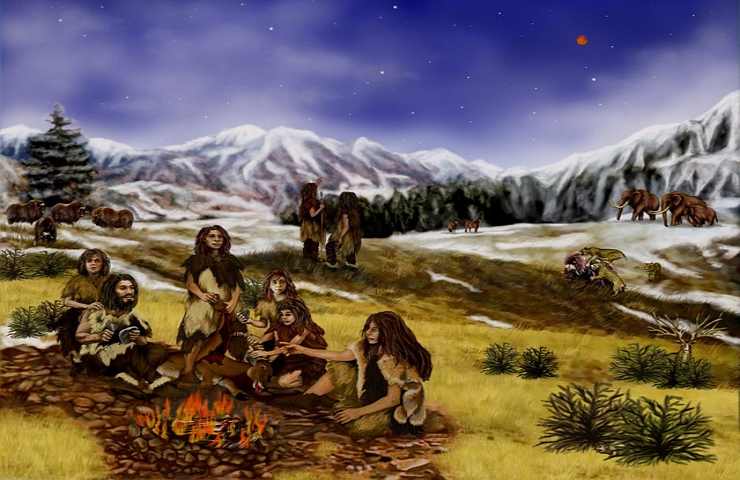 vita neanderthal famiglie paleolitico medio