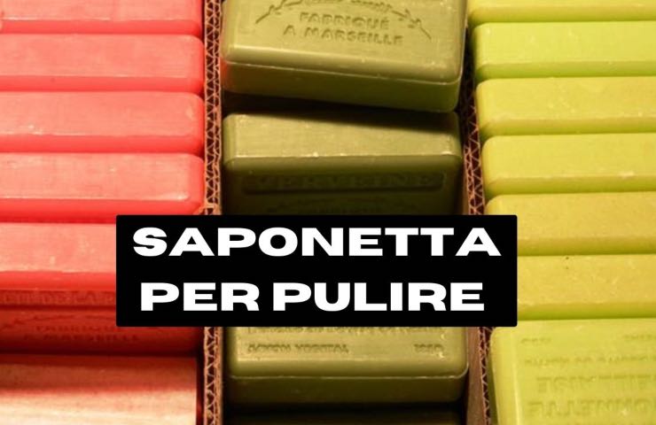 saponetta pulizia camera