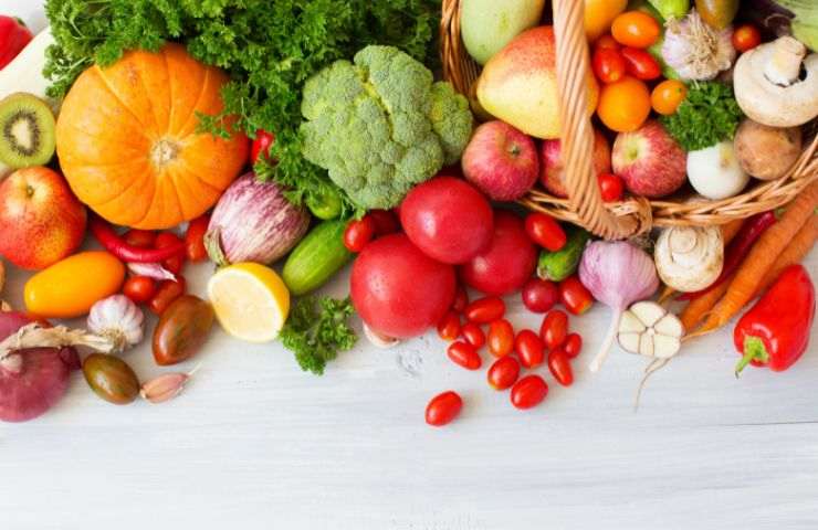 benefici frutta verdura organismo