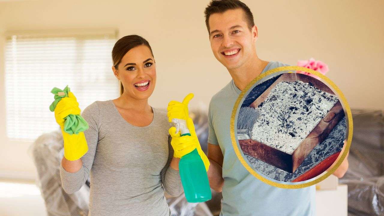 pulizie casa cenere camino