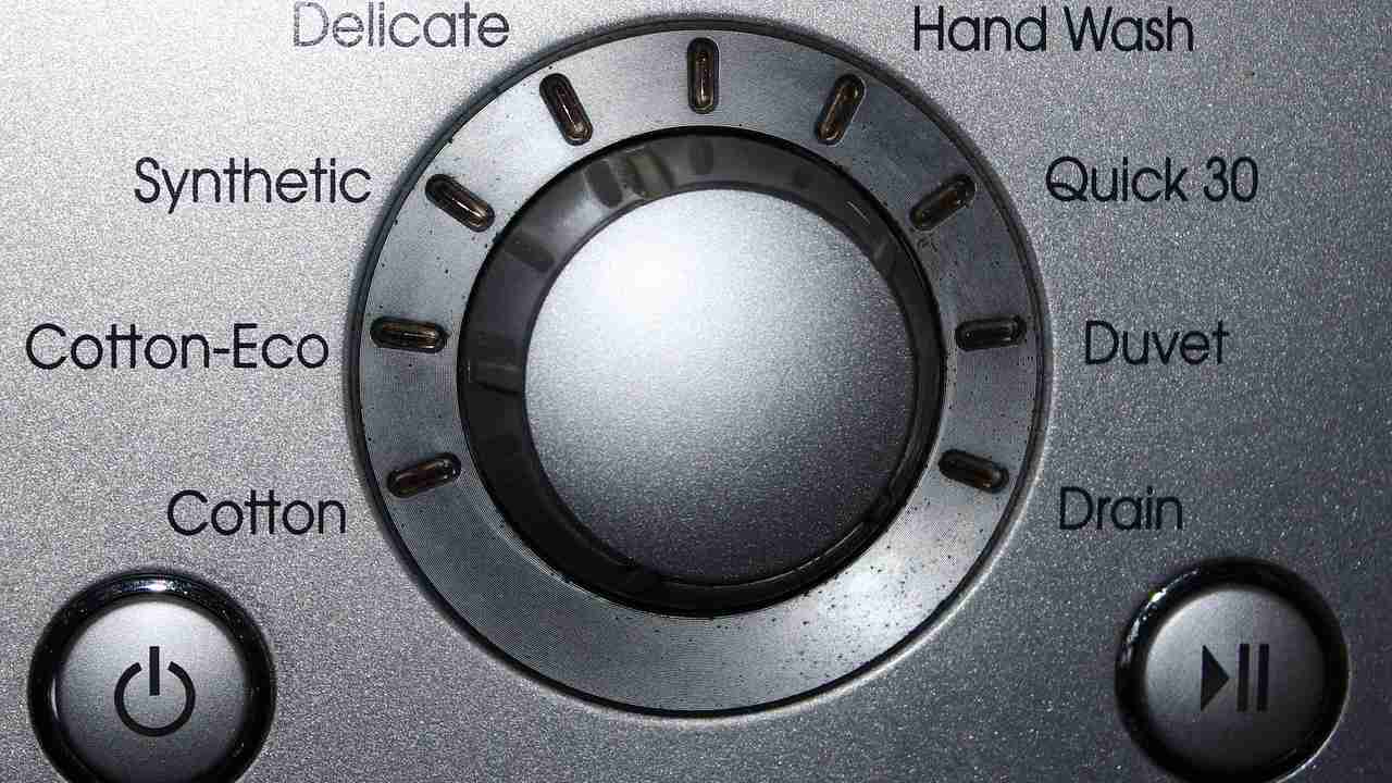 Pulsanti lavatrice top secret