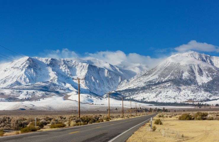 tempesta neve California