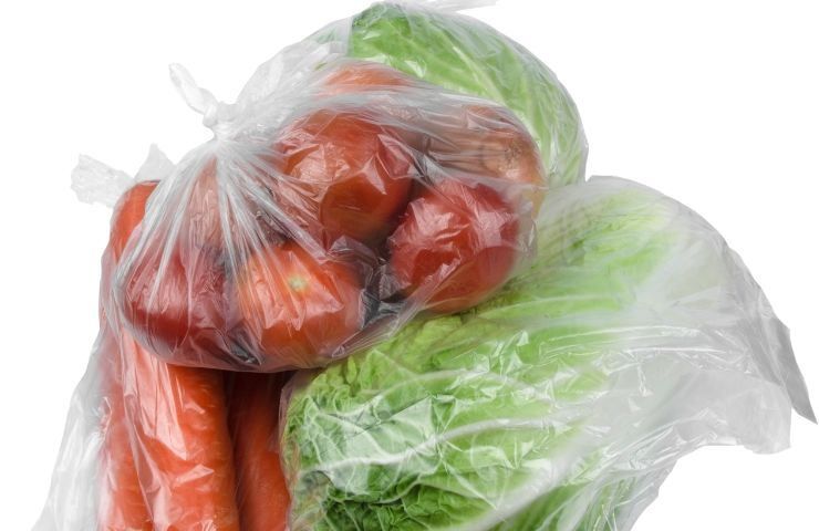 smaltimento sacchetti frutta verdura