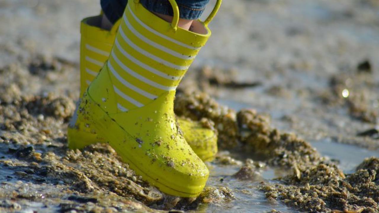 stivali di gomma riutilizzo