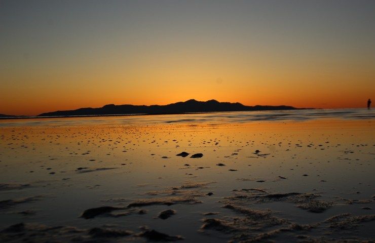 Great salt lake tramonto
