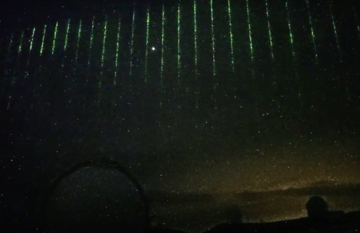 raggi laser telescopio Subaru